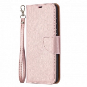 Folio-hoesje voor Samsung Galaxy A52 4G / A52 5G / A52s 5G Flip Case Lychee Rabat Schuin