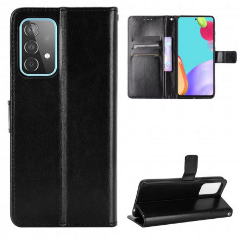 Folio-hoesje voor Samsung Galaxy A52 4G / A52 5G / A52s 5G Flitsend Kunstleer