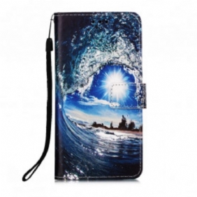 Folio-hoesje voor Samsung Galaxy A52 4G / A52 5G / A52s 5G Houdt Van De Golf