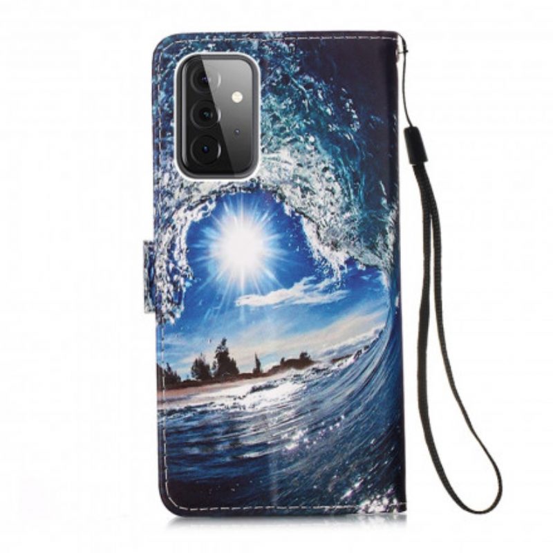 Folio-hoesje voor Samsung Galaxy A52 4G / A52 5G / A52s 5G Houdt Van De Golf