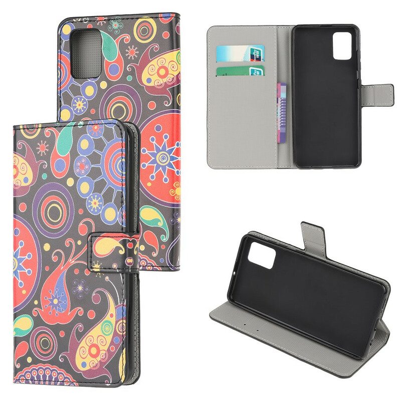 Folio-hoesje voor Samsung Galaxy A52 4G / A52 5G / A52s 5G Melkweg Tekeningen