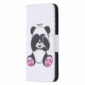 Folio-hoesje voor Samsung Galaxy A52 4G / A52 5G / A52s 5G Panda-plezier