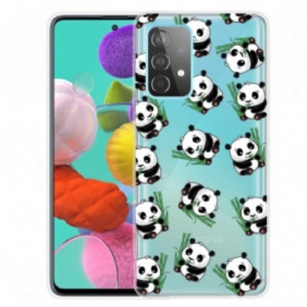 Hoesje voor Samsung Galaxy A52 4G / A52 5G / A52s 5G Kleine Panda's