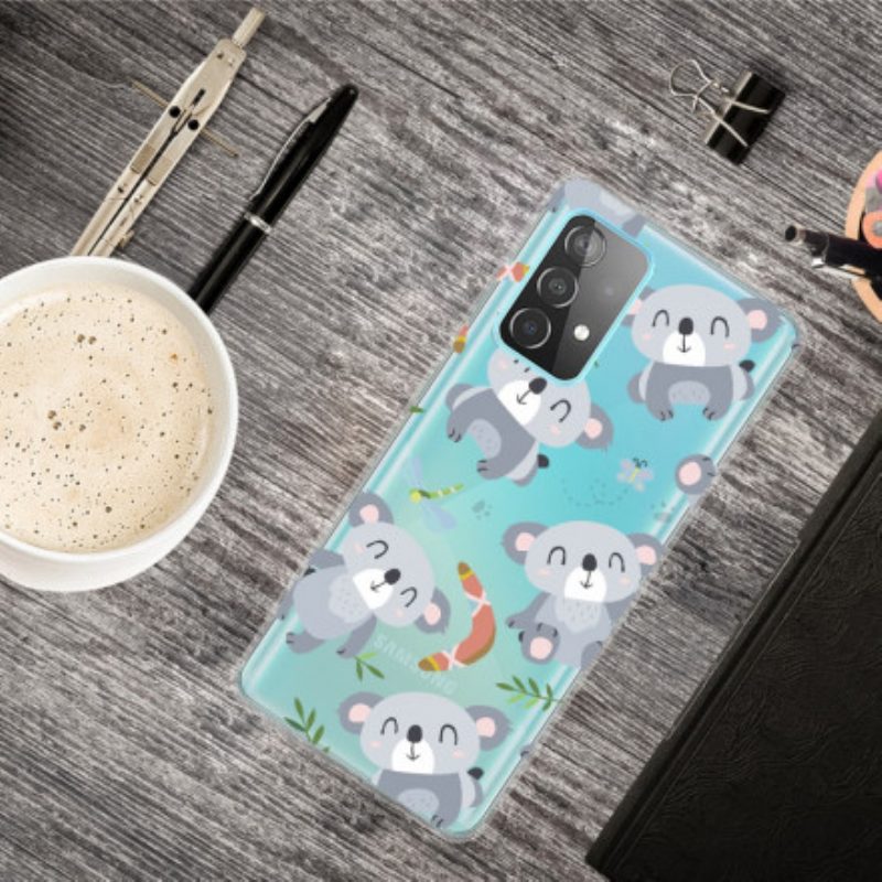 Hoesje voor Samsung Galaxy A52 4G / A52 5G / A52s 5G Leuke Koala's