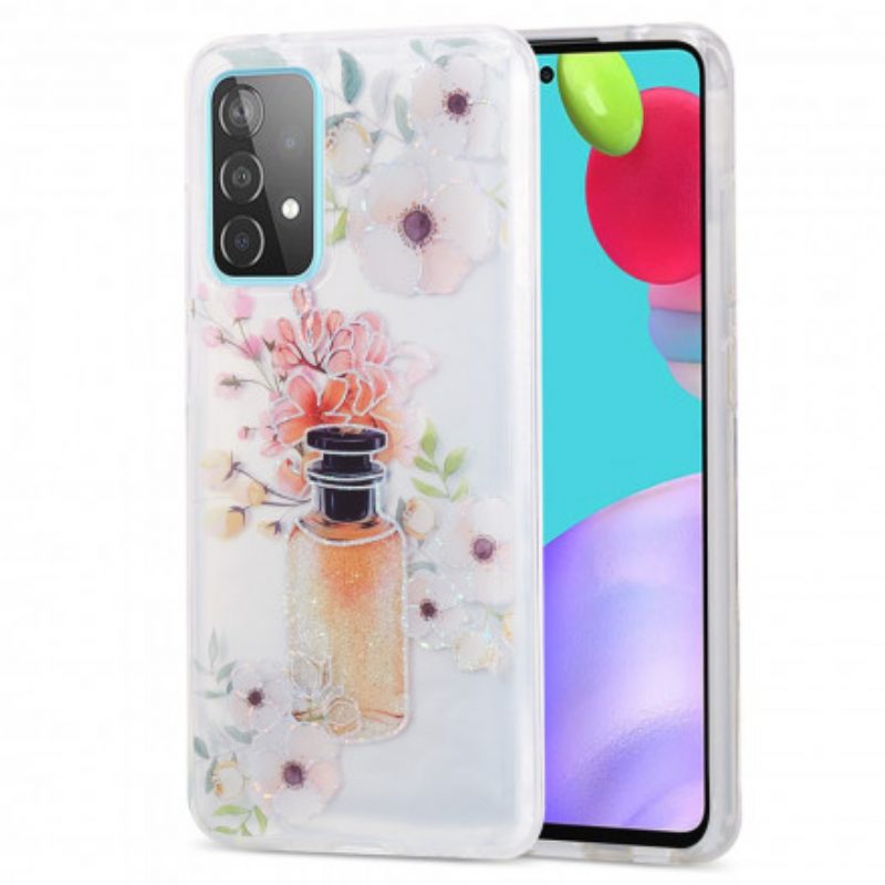 Hoesje voor Samsung Galaxy A52 4G / A52 5G / A52s 5G Parfum Flesje