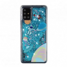 Hoesje voor Samsung Galaxy A52 4G / A52 5G / A52s 5G Ruimte Pailletten