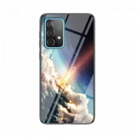 Hoesje voor Samsung Galaxy A52 4G / A52 5G / A52s 5G Schoonheid Gehard Glas