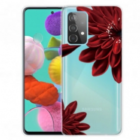 Hoesje voor Samsung Galaxy A52 4G / A52 5G / A52s 5G Wilde Bloemen