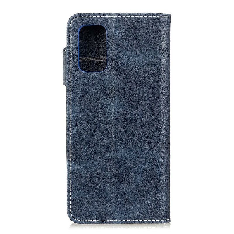 Leren Hoesje voor Samsung Galaxy A52 4G / A52 5G / A52s 5G Artistieke Knoop En Naden