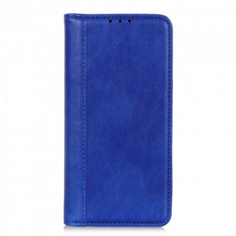 Bescherming Hoesje voor Xiaomi Redmi 10 Folio-hoesje Elegantie Split Litchi Leer