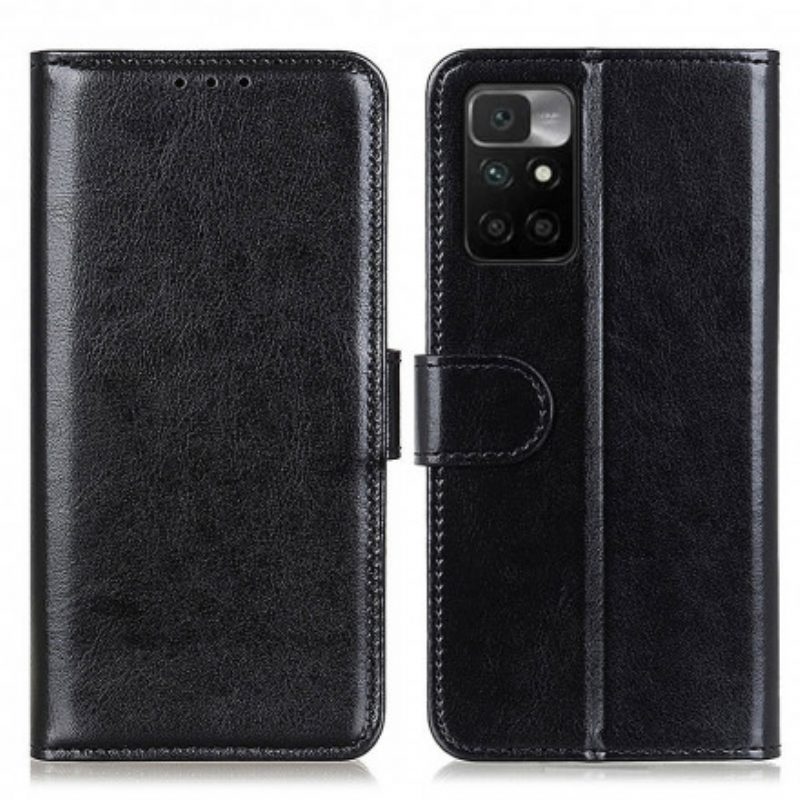 Flip Case voor Xiaomi Redmi 10 Finesse Van Kunstleer