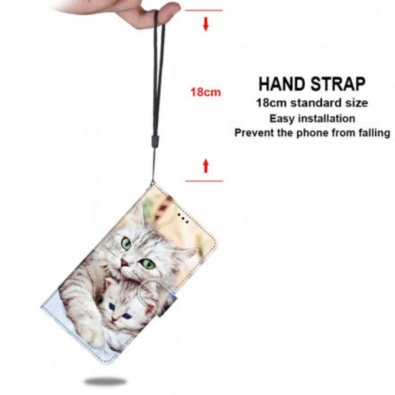 Flip Case voor Xiaomi Redmi 10 Katten Familie