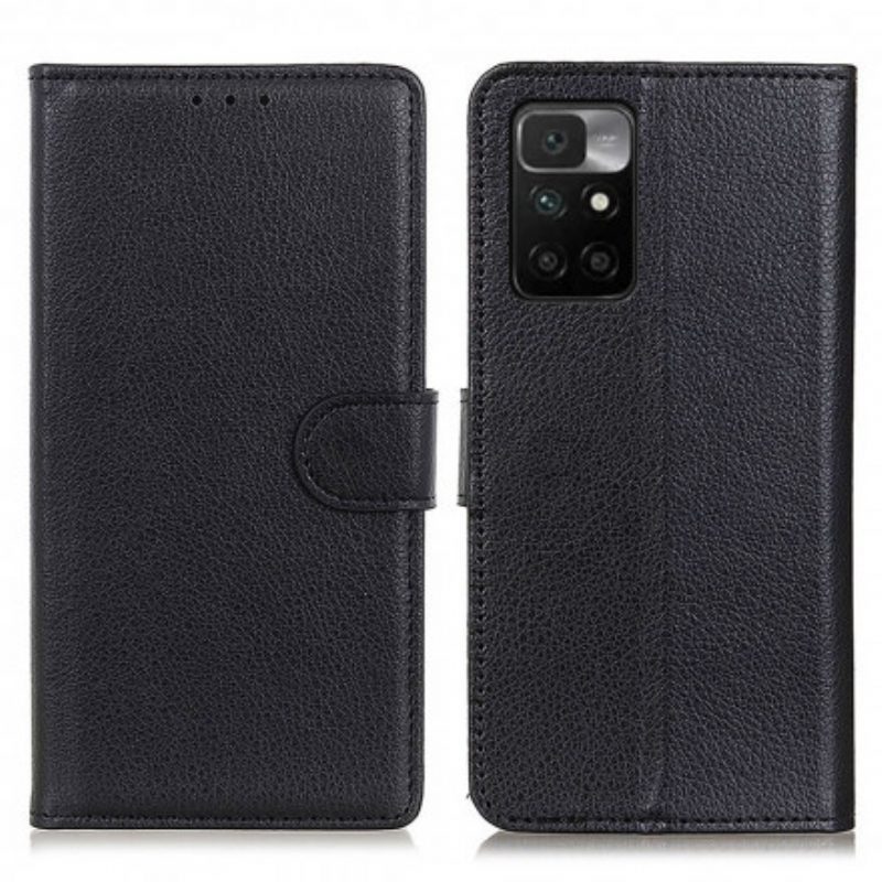 Flip Case voor Xiaomi Redmi 10 Traditioneel Kunstleer