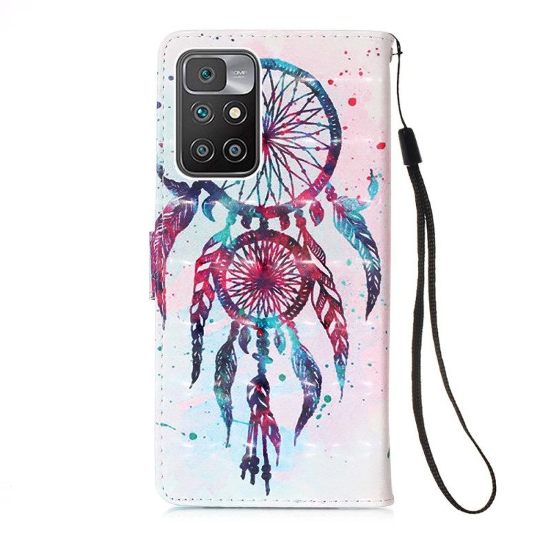 Folio-hoesje voor Xiaomi Redmi 10 Aquarel Dromenvanger