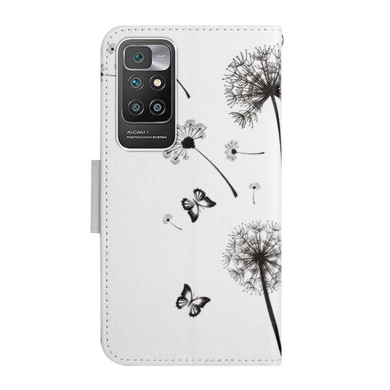 Folio-hoesje voor Xiaomi Redmi 10 Baby Love Paardebloem