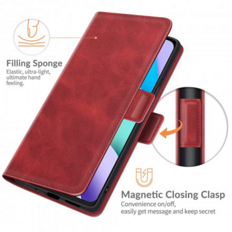 Folio-hoesje voor Xiaomi Redmi 10 Flip Case Klassieke Dubbele Klep