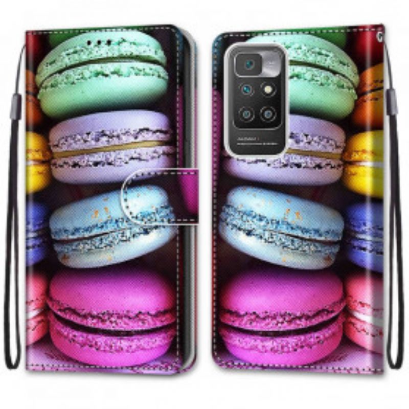 Folio-hoesje voor Xiaomi Redmi 10 Macarons