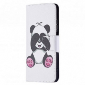 Folio-hoesje voor Xiaomi Redmi 10 Panda-plezier