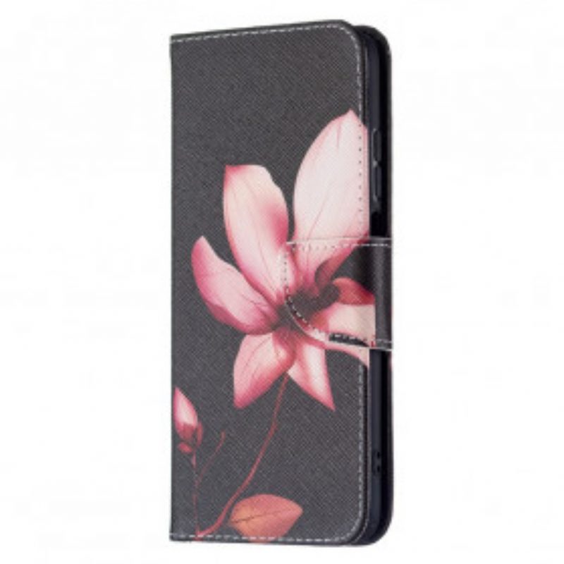 Folio-hoesje voor Xiaomi Redmi 10 Roze Bloem