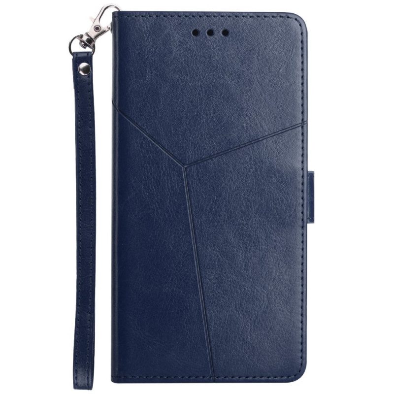 Folio-hoesje voor Xiaomi Redmi 10 Stijl Leer Geo Y Design