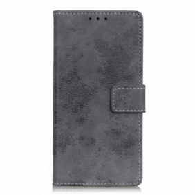 Folio-hoesje voor Xiaomi Redmi 10 Vintage Leereffect