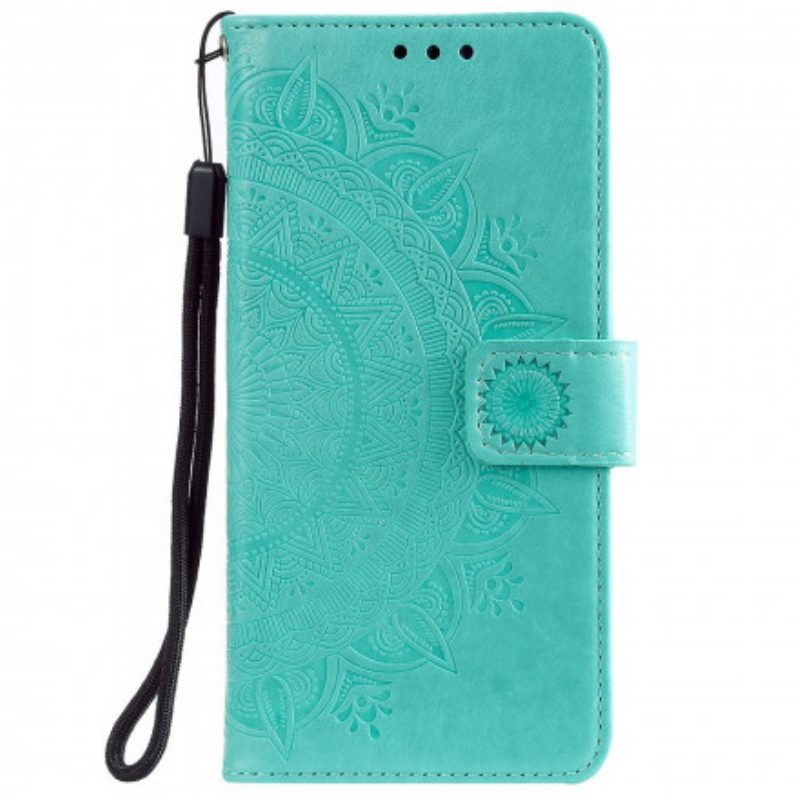 Folio-hoesje voor Xiaomi Redmi 10 Zon Mandala