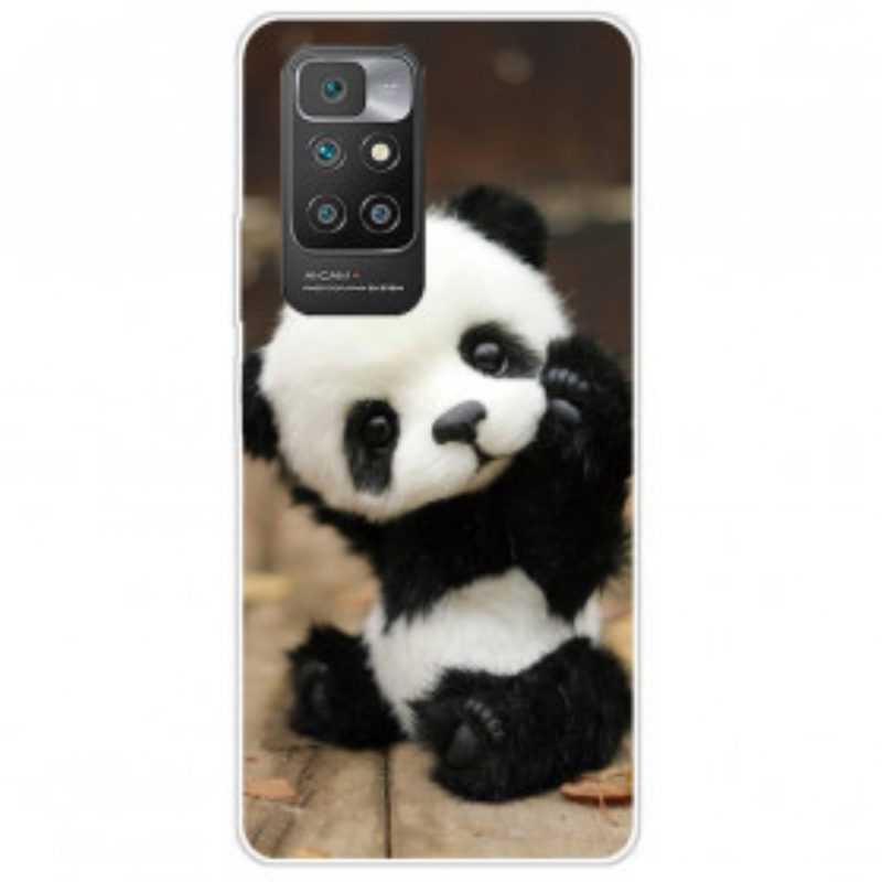 Hoesje voor Xiaomi Redmi 10 Flexibele Panda