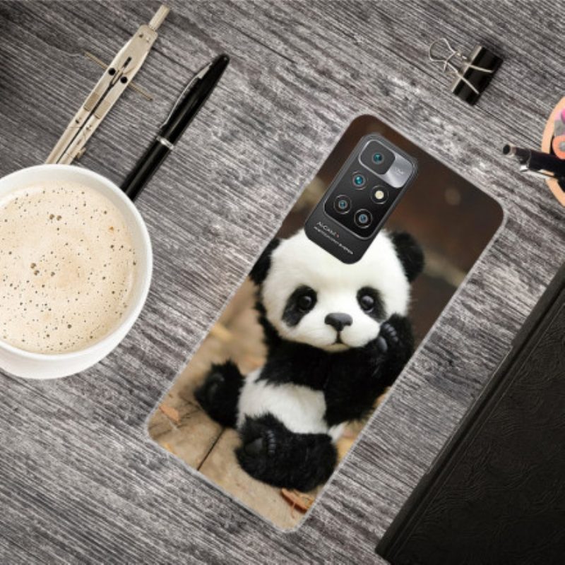 Hoesje voor Xiaomi Redmi 10 Flexibele Panda