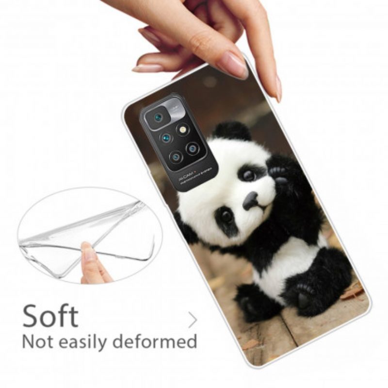 Hoesje voor Xiaomi Redmi 10 Flexibele Panda