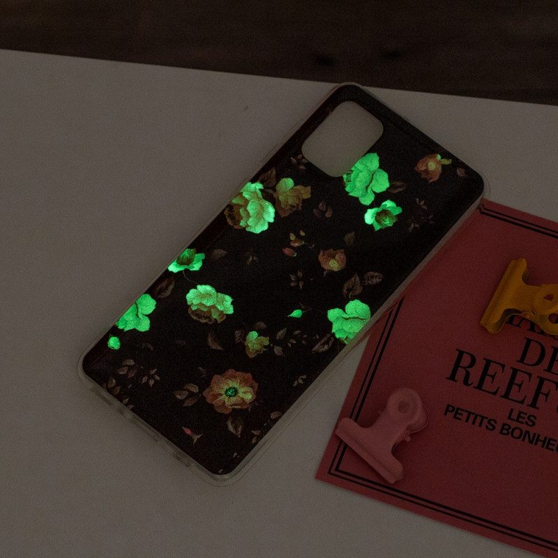 Hoesje voor Xiaomi Redmi 10 Fluorescerende Bloemen