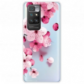 Hoesje voor Xiaomi Redmi 10 Kleine Roze Bloemen