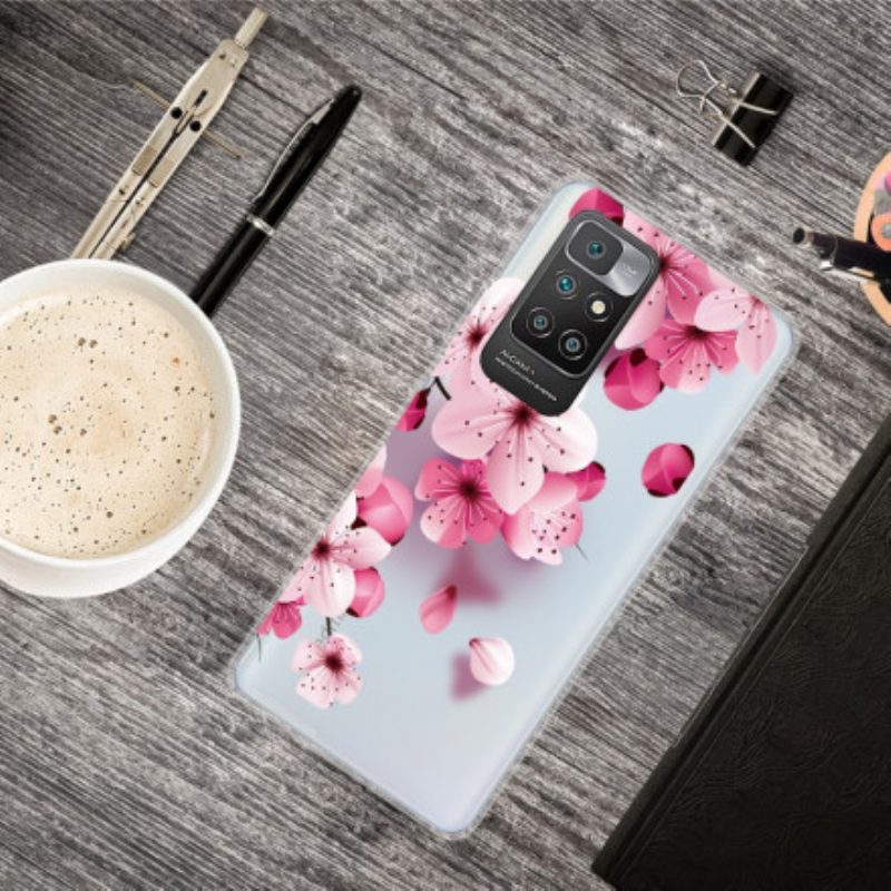 Hoesje voor Xiaomi Redmi 10 Kleine Roze Bloemen