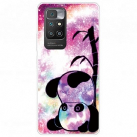 Hoesje voor Xiaomi Redmi 10 Panda En Bamboe