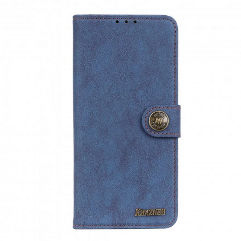 Leren Hoesje voor Xiaomi Redmi 10 Khazneh Retro Splitleer