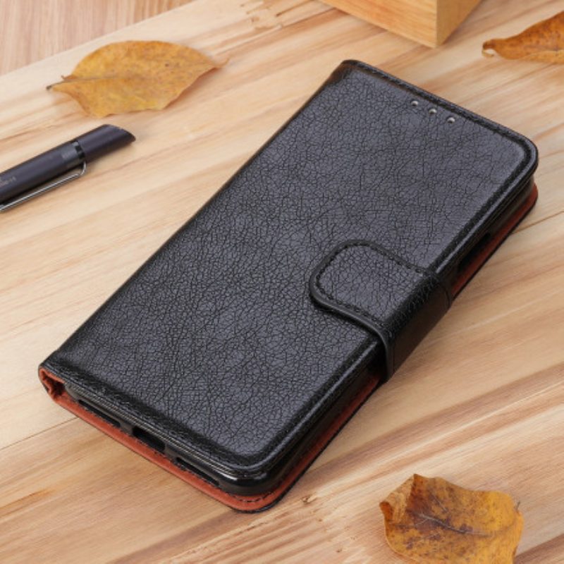 Leren Hoesje voor Xiaomi Redmi 10 Splitnappaleer