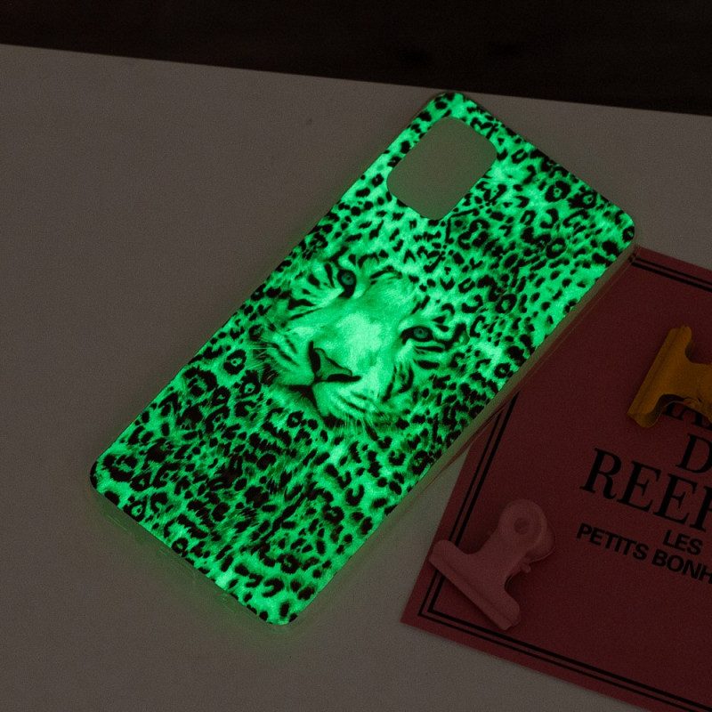 Telefoonhoesje voor Xiaomi Redmi 10 Luipaard Fluorescerend