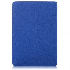 Bescherming Hoesje voor Samsung Galaxy Tab S7 FE Origami Stof Textuur