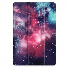 Bescherming Hoesje voor Samsung Galaxy Tab S7 FE Space Pennenhouder