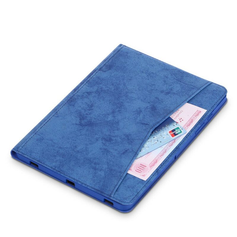 Cover voor Samsung Galaxy Tab S7 FE Zakelijk Leereffect