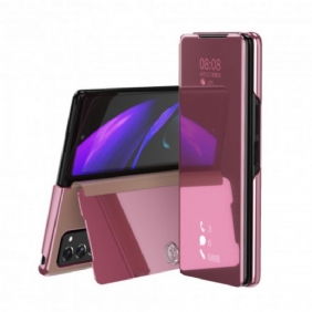 Bescherming Hoesje voor Samsung Galaxy Z Fold 2 Multifunctioneel Spiegeleffect