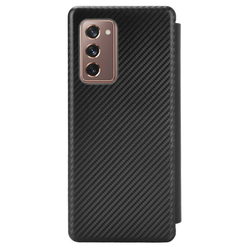 Cover voor Samsung Galaxy Z Fold 2 Koolstofvezel