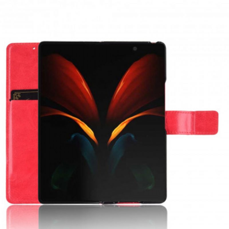 Folio-hoesje voor Samsung Galaxy Z Fold 2 Flitsend Kunstleer