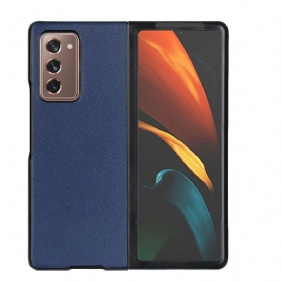 Hoesje voor Samsung Galaxy Z Fold 2 Hybride En Echt Leer