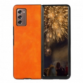 Hoesje voor Samsung Galaxy Z Fold 2 Kunstleer Kleur