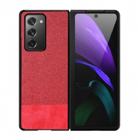 Hoesje voor Samsung Galaxy Z Fold 2 Kunstleer En Stof