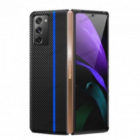 Hoesje voor Samsung Galaxy Z Fold 2 Premium Koolstofvezel