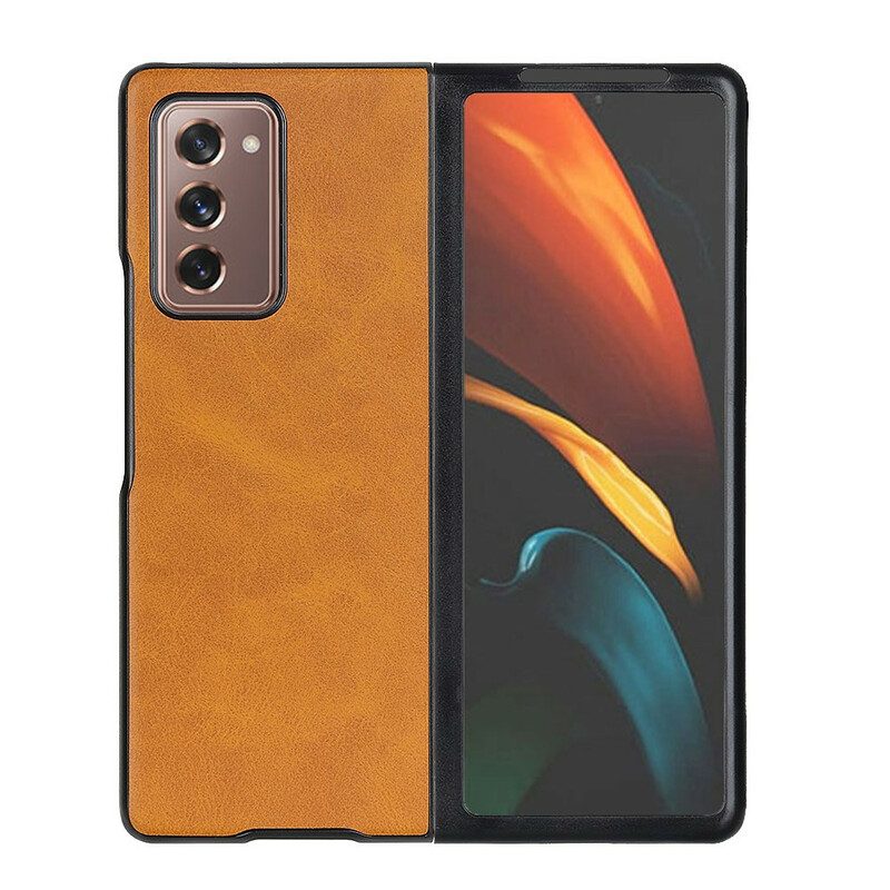 Hoesje voor Samsung Galaxy Z Fold 2 Premium Kunstleer