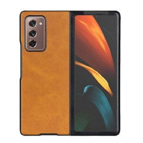 Hoesje voor Samsung Galaxy Z Fold 2 Premium Kunstleer