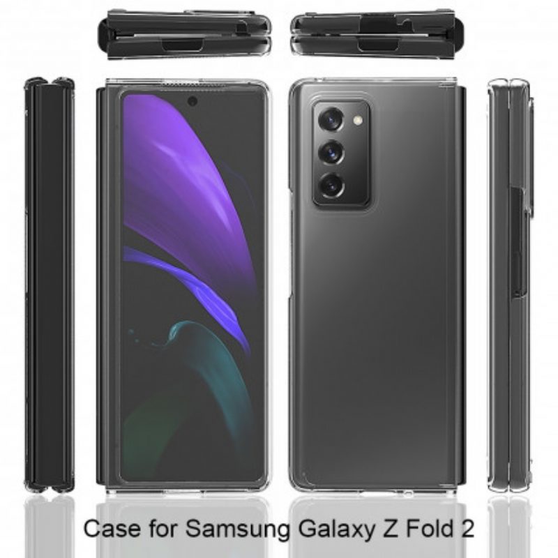 Hoesje voor Samsung Galaxy Z Fold 2 Transparante Hybride