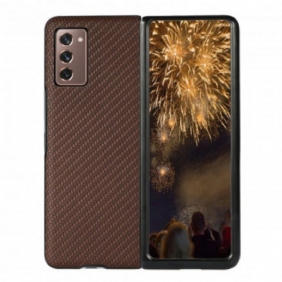 Telefoonhoesje voor Samsung Galaxy Z Fold 2 Koolstofvezel Kleur